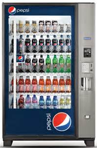 soda and beverage vending machine